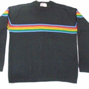 Vintage Mervyn's High Sierra Rainbow Sweater Size XL